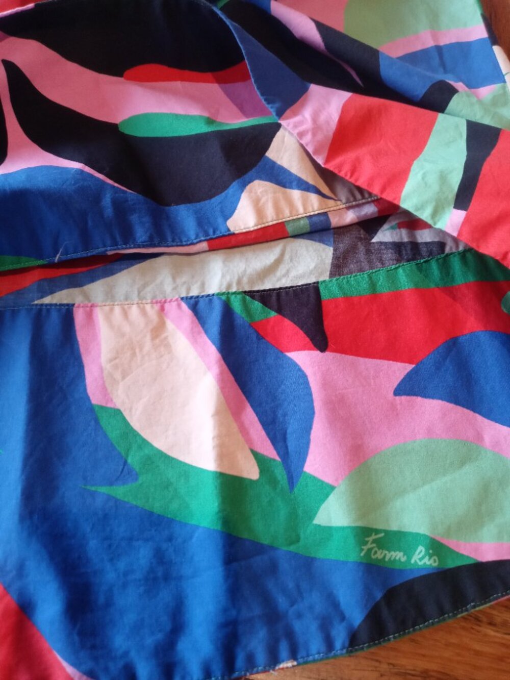 (altered) FARM RIO colorful monstera skirt (XS) - Picture 11 of 16
